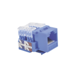 M?dulo Jack 110 Cat6, Keystone para Faceplate - Color Azul - Image 3