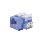 M?dulo Jack 110 Cat6, Keystone para Faceplate - Color Azul