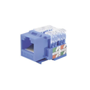 M?dulo Jack 110 Cat6, Keystone para Faceplate - Color Azul