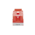 M?dulo Jack Keystone Cat6 con Terminaci?n 110 (Punchdown) para Faceplate - Color Rojo - Image 4