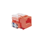 M?dulo Jack Keystone Cat6 con Terminaci?n 110 (Punchdown) para Faceplate - Color Rojo - Image 3