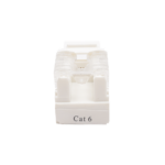 M?dulo Jack Keystone Cat6 con Terminaci?n 110 (Punchdown) para Faceplate - Color Blanco - Image 4