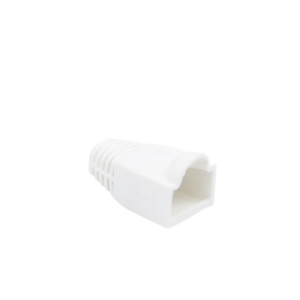 Bota Pl?stica para Protecci?n de Plug RJ45, Color Blanco