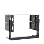 Rack Abierto de montaje en Pared, de 19in, 5 Unidades de rack, Profundidad Ajustable (8" a 12") con Charola de Uso Múltiple. - Image 3