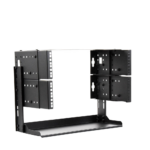 Rack Abierto de montaje en Pared, de 19in, 5 Unidades de rack, Profundidad Ajustable (8" a 12") con Charola de Uso Múltiple. - Image 5