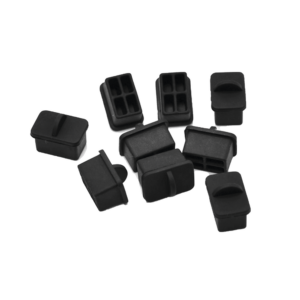 Bolsa con 25 Piezas de Protectores Anti-Polvo para Puerto SFP, Color Negro