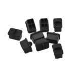 Bolsa con 25 Piezas de Protectores Anti-Polvo para Puerto SFP, Color Negro