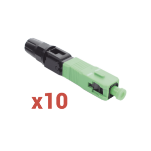 Conector Mec?nico de Instalaci?n en Campo, Monomodo FC/APC, Pre-pulido, Re-terminable (Paquete con 10 Conectores)
