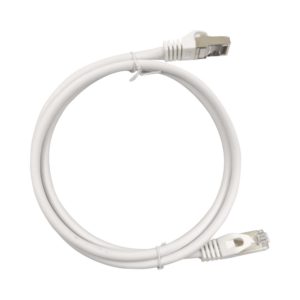 Patch Cord Cat6A 10G Blindado 1.0 Metro (3.28 Pies) Blanco