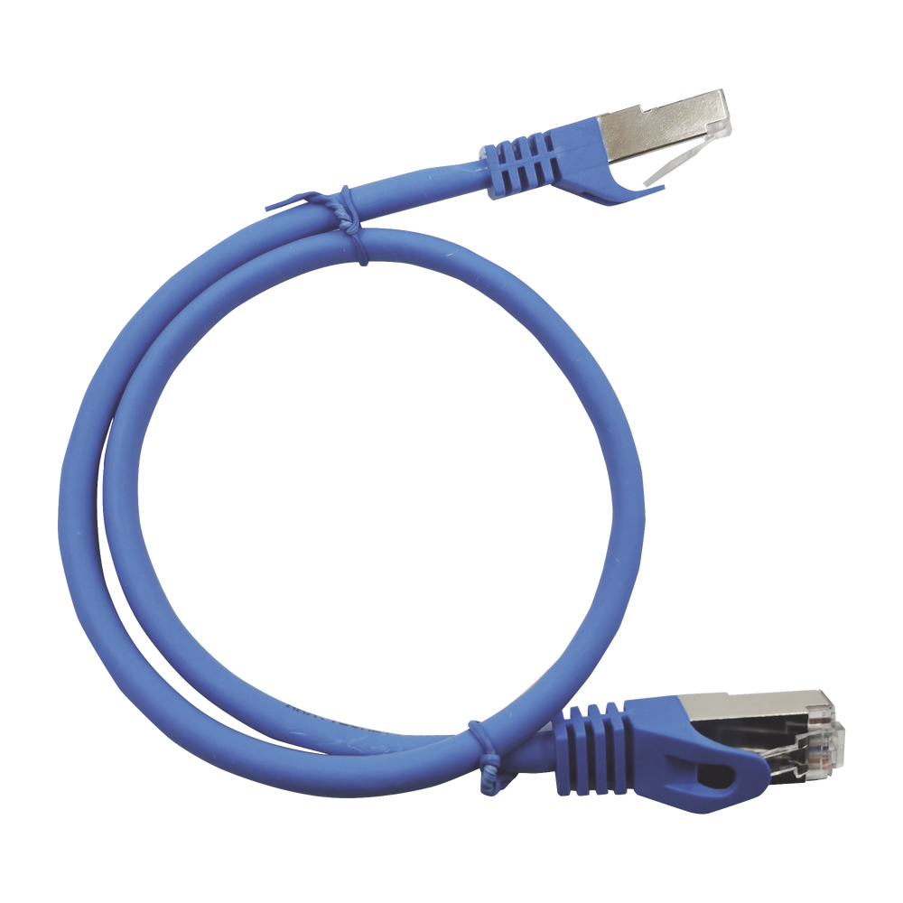Patch Cord Cat6A 10G Blindado 3.0 Metros (9.84 Pies) Azul
