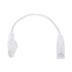 Cable de Parcheo Slim UTP Cat6 - 20 cm (7.87 Pulgadas) Blanco Di?metro Reducido (28 AWG)