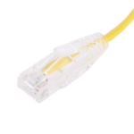 Cable de Parcheo Slim UTP Cat6 - 20 cm (7.87 Pulgadas) Amarillo Di?metro Reducido (28 AWG) - Image 3
