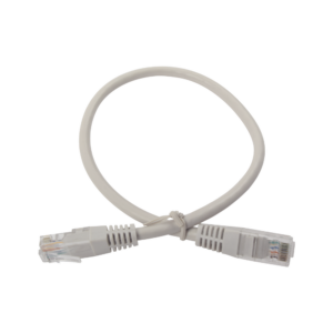 Cable de Parcheo UTP Cruzado Cat6 0.4 Metros (1.31 Pies) - Gris