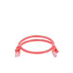 Cable de Parcheo UTP Cat6 - 0.5 Metros (1.64 Pies) - Rojo - Image 3