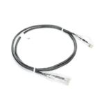 Cable de Parcheo Slim UTP Cat6 - 1 Metro (3.28 Pies), Negro, Di?metro Reducido (28 AWG) - Image 3
