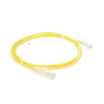 Cable de Parcheo Slim UTP Cat6 - 1 Metro (3.28 Pies), Amarillo, Di?metro Reducido (28 AWG) - Image 3
