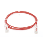 Cable de Parcheo Slim UTP Cat6 - 1.5 Metros (4.92 Pies) Rojo Di?metro Reducido (28 AWG) - Image 2