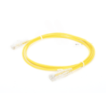 Cable de Parcheo Slim UTP Cat6 - 1.5 Metros (4.92 Pies) Amarillo Di?metro Reducido (28 AWG) - Image 4