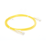 Cable de Parcheo Slim UTP Cat6 - 1.5 Metros (4.92 Pies) Amarillo Di?metro Reducido (28 AWG) - Image 3
