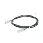 Cable de Parcheo Slim UTP Cat6 - 2 Metros (6.56 Pies) Negro Di?metro Reducido (28 AWG) - Image 4