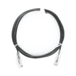 Cable de Parcheo Slim UTP Cat6 - 2 Metros (6.56 Pies) Negro Di?metro Reducido (28 AWG)