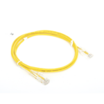 Cable de Parcheo Slim UTP Cat6 - 2 Metros (6.56 Pies) Amarillo Di?metro Reducido (28 AWG) - Image 3