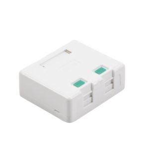 Caja de Pared con 2 Puertos Keystone, No Incluye Jacks