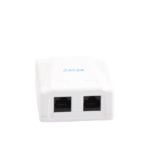 Caja de Pared con 2 Puertos, Incluye 2 Jacks UTP Cat6A - Image 4