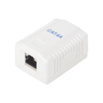 Caja de Pared con 1 Puerto, Incluye 1 Jack STP Cat6A
