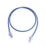 Patch Cord MC6 Modular Cat6 UTP, CM/LS0H, 0.91 Metros (3 Pies), Color Azul, Versi?n Bulk (Sin Empaque Individual)