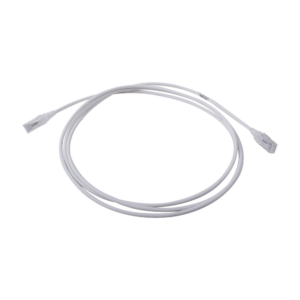 Patch Cord MC6 Modular Cat6 UTP, CM/LS0H, 2.13 Metros (7 Pies), Color Blanco, Di?metro Reducido (28AWG)