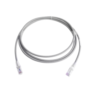 Patch Cord MC6 Modular Cat6 UTP, CM/LS0H, 2.13 Metros (7 Pies), Color Gris, Versi?n Bulk (Sin Empaque Individual)