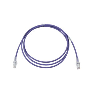 Patch Cord MC6 Modular Cat6 UTP, CM/LS0H, 2.13 Metros (7 Pies), Color Violeta, Versi?n Bulk (Sin Empaque Individual)