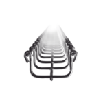 Charola Tipo Malla 33/50 mm, Acabado Electro Zinc, Hasta 26 Cables Cat6, Tramo de 3 Metros