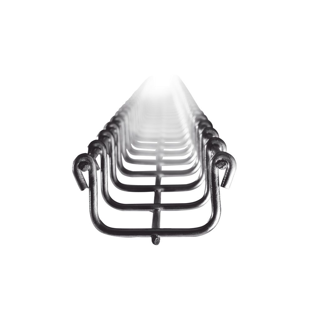 Charola Tipo Malla 33/50 mm, Acabado Electro Zinc, Hasta 26 Cables Cat6, Tramo de 3 Metros