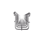 Charola Tipo Malla 66/50 mm, Acabado Electro Zinc, Hasta 53 Cables Cat6, Tramo de 3 Metros