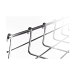 Charola Tipo Malla 66/250 mm, Acabado Electro Zinc, Hasta 263 Cables Cat6, Tramo de 3 Metros - Image 2