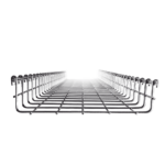 Charola Tipo Malla 66/250 mm, Acabado Electro Zinc, Hasta 263 Cables Cat6, Tramo de 3 Metros