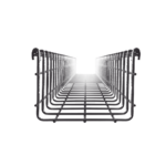 Charola Tipo Malla 116/150 mm, Acabado Electro Zinc, Hasta 277 Cables Cat6, Tramo de 3 Metros