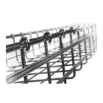 Charola Tipo Malla 116/300 mm, Acabado Electro Zinc, Hasta 554 Cables Cat6, Tramo de 3 Metros - Image 3