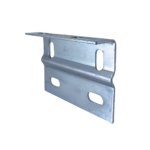 Placa Salida a Tubo, con acabado Electro Zinc