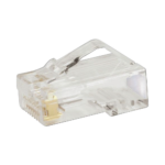 Plug RJ45 Cat5e, Para Cable UTP de Calibres 24-26 AWG, Chapado en Oro de 50 Micras, Paquete de 50 Piezas - Image 5