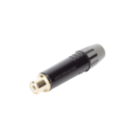Conector Hembra RCA | Carcasa Enchapada en Negro | Contacto Enchapado en Oro | Cable OD 3.5-6.5mm - Image 2