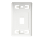 Placa de Pared Modular MAX, de 1 Salida, Color Blanco, Version Bulk (Sin Empaque Individual) - Image 2