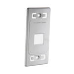 Placa de Pared Modular MAX, de 2 Salidas, Color Blanco - Image 3