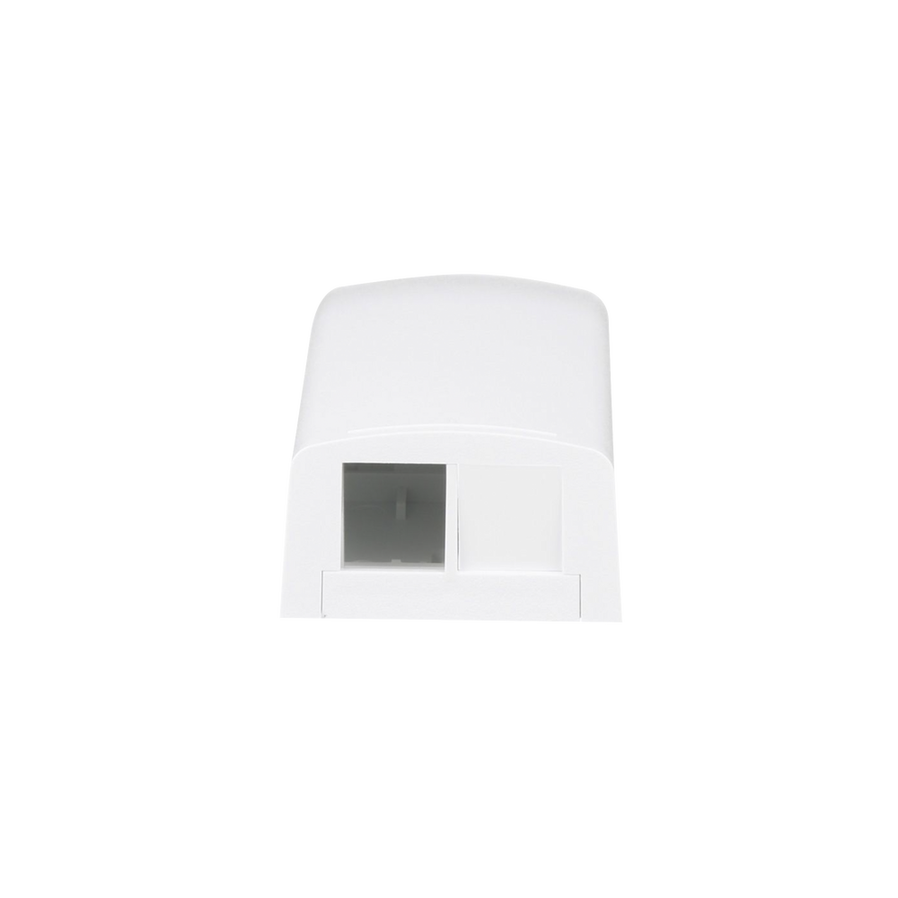 Caja de Montaje en Superficie, Para 2 M?dulos Keystone, Color Blanco