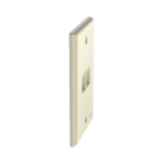 Placa de Pared Vertical, Salida Para 2 Puertos Keystone, Color Marfil - Image 3