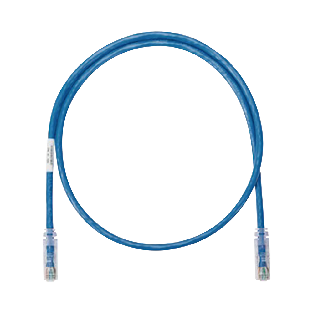 Cable de Parcheo UTP Categor?a 5e, con Plug Modular en Cada Extremo - 0.3 Metros (1 Pie) - Azul