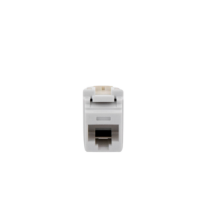 Conector Jack Estilo 110 (de Impacto), Tipo Keystone, Categor?a 6, de 8 Posiciones y 8 Cables, Color Blanco