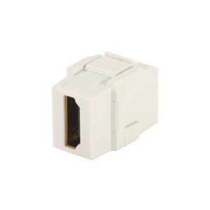 M?dulo Acoplador HDMI 2.0, Hembra a Hembra Tipo-A, Categor?a 2, Keystone, Color Blanco Mate